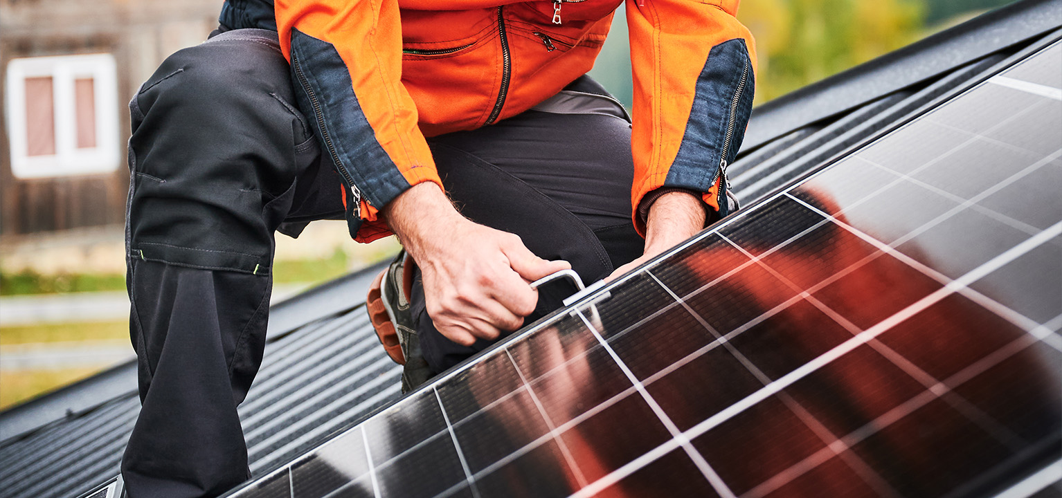 Instalação de painéis solares