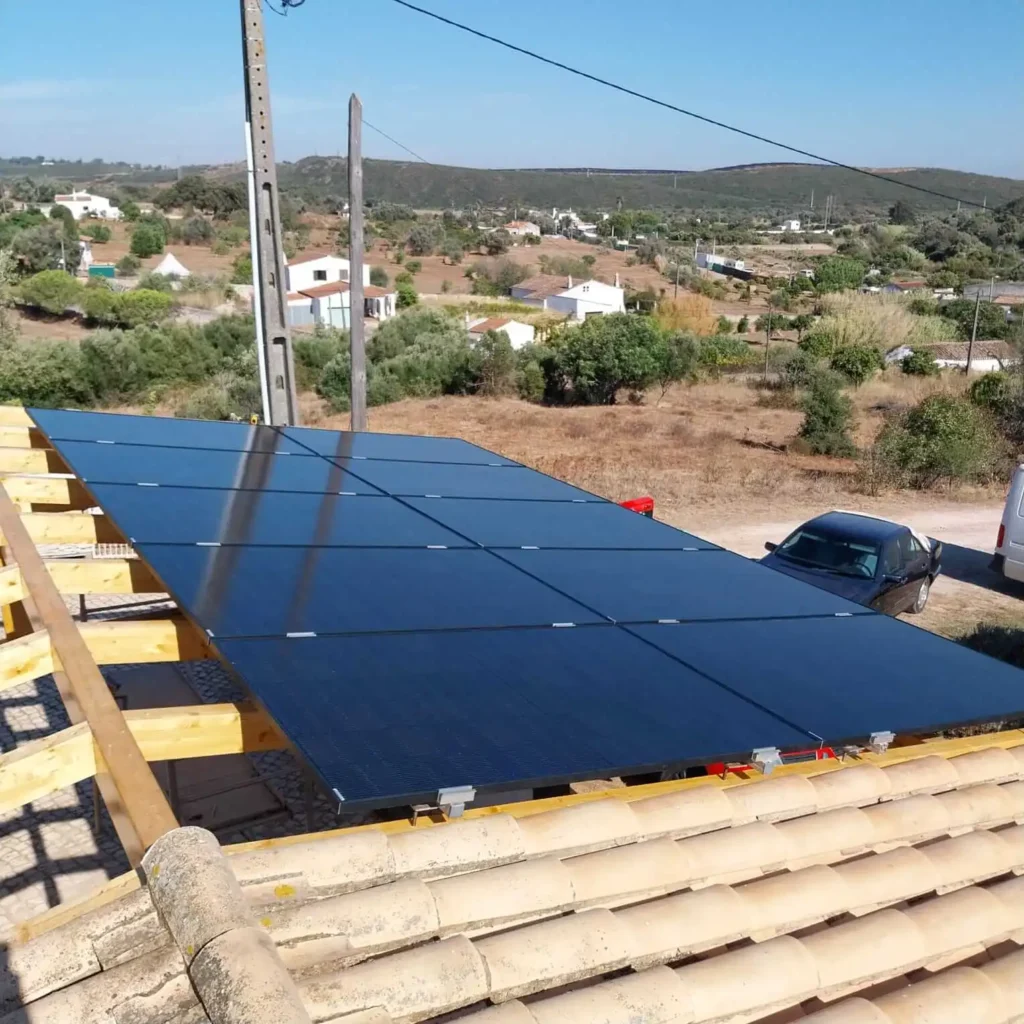 solar panels in lagoa