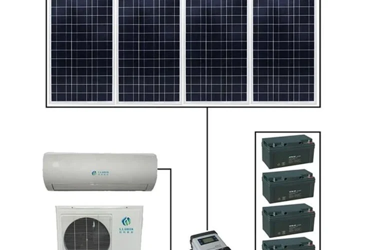 air conditioner with solar panels